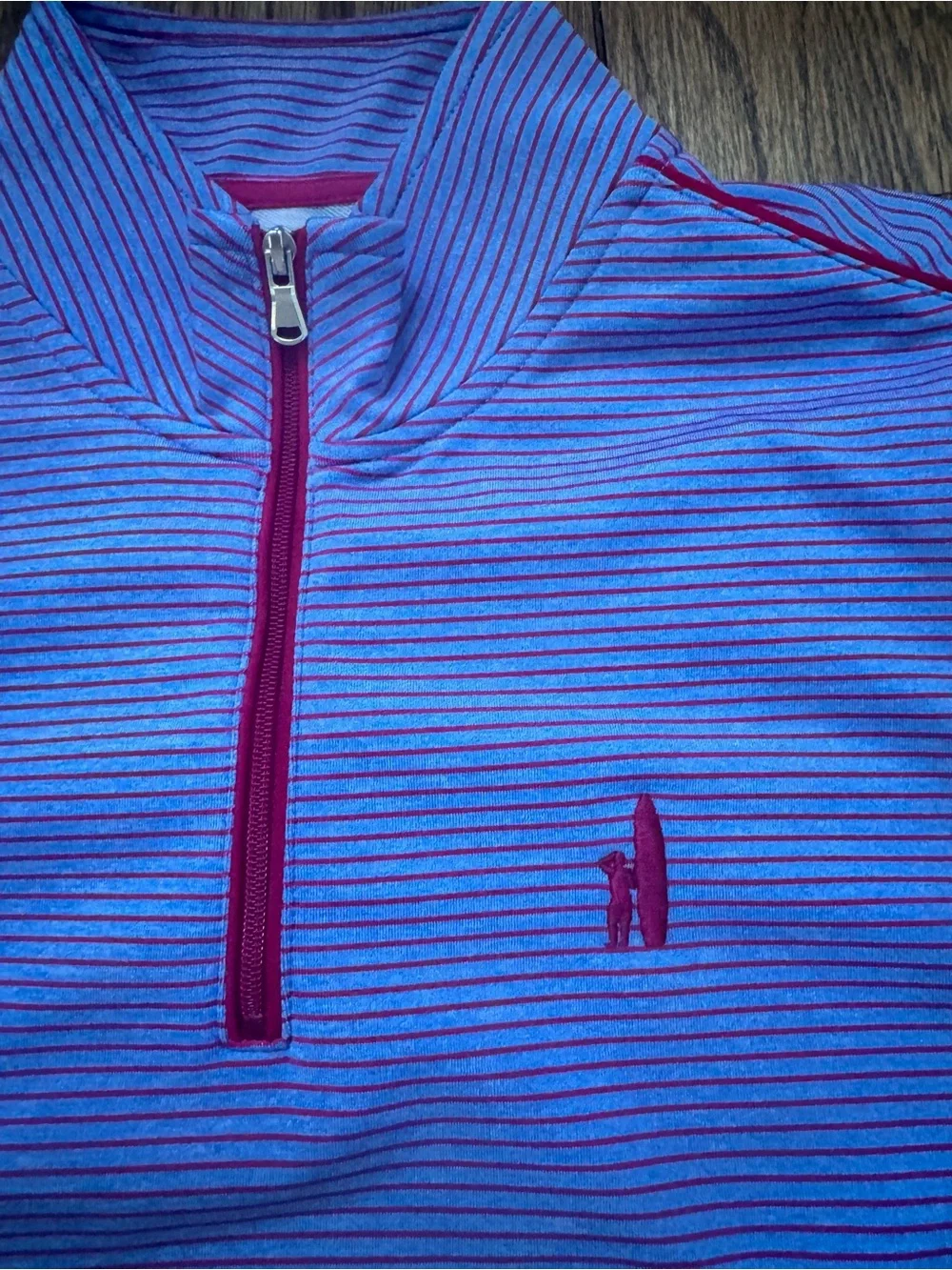 johnnie-O Striped Quarter-Zip Pullover Boys size 12